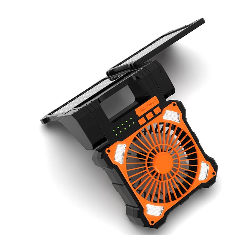Sakerplus Solar Powered Portable Camping Fan