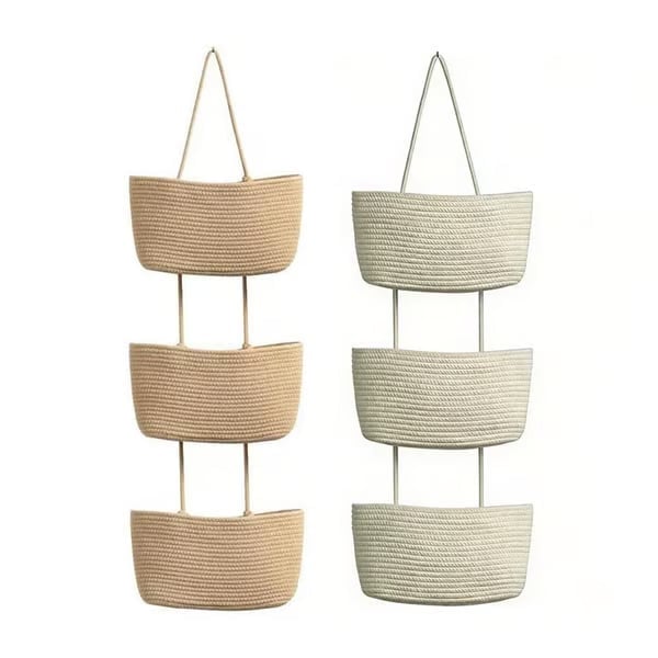 Sakerplus® Decorative 3-Tier Hanging Organizer Bag