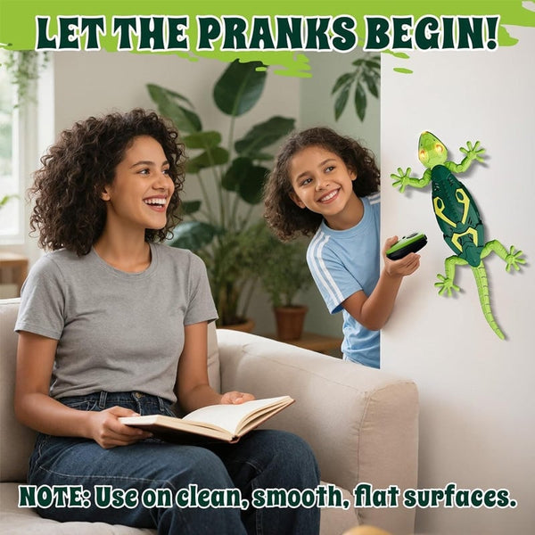 Sakerplus® Electric Lizard Toy with LED Glowing Eyes