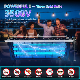 Sakerplus Solar Bug Zapper Outdoor