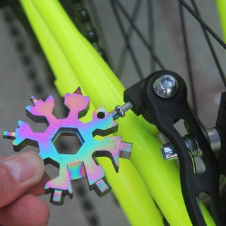 Sakerplus® 18-in-1 Stainless Steel Snowflakes Multi-tool