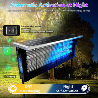 Sakerplus® Solar Bug Zapper Outdoor