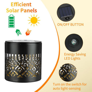 Sakerplus® Mandala Solar Outdoor Wall Lights