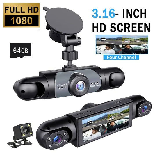 Sakerplus® Full View Car Dashcam System