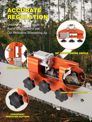 SAKER® Multipurpose Portable Chain Saw Blade Sharpener