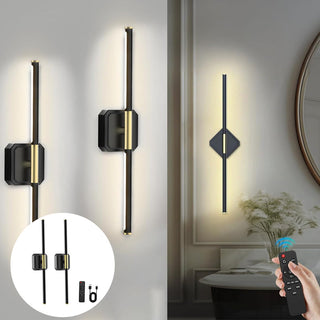 Sakerplus® Rechargeable Wireless Dual Head Wall Sconces