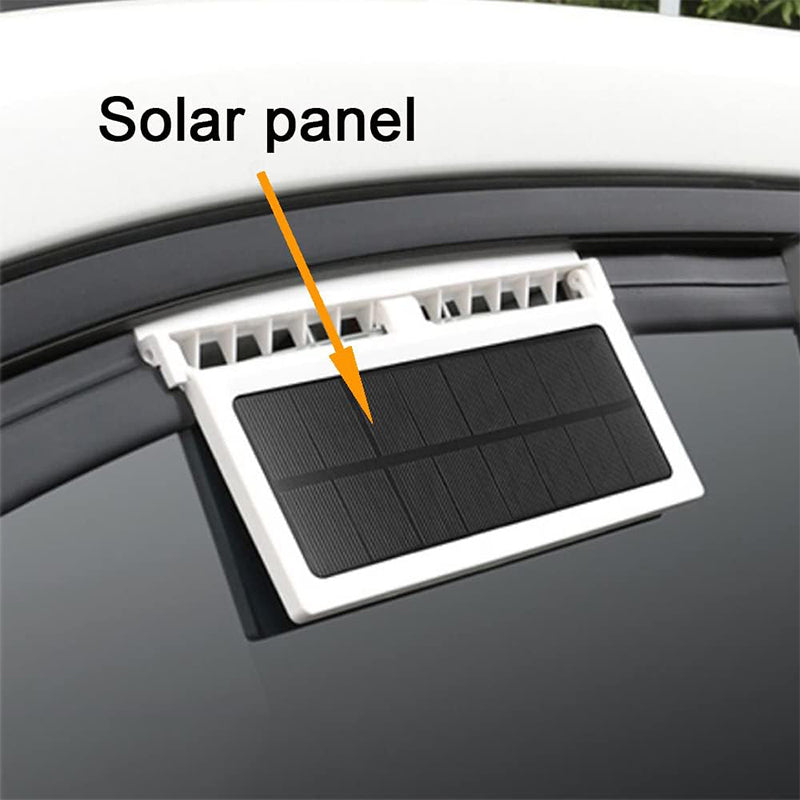 Sakerplus Car Solar Powered Window Exhaust Fan