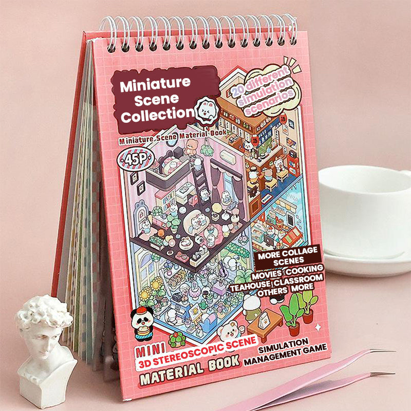 Sakerplus® 3D Isometric DIY Sticker Book