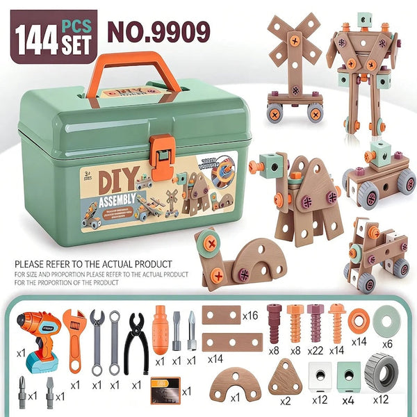 Sakerplus® Kids STEM Tool Set With Drill