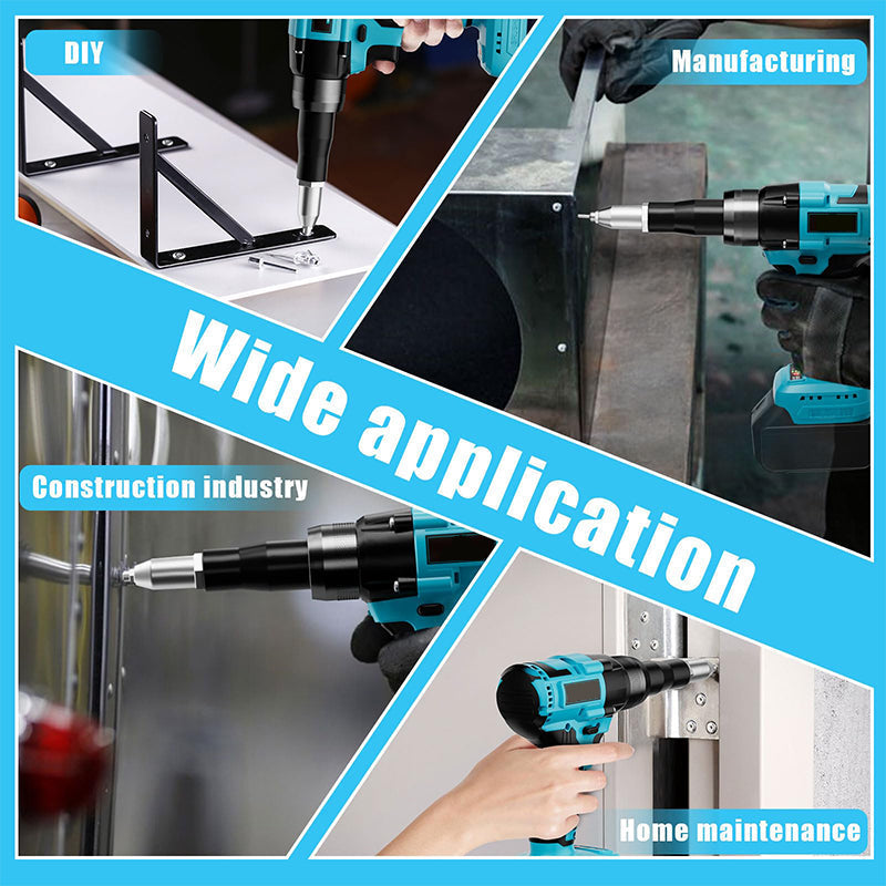 Sakerplus Brushless Rivet Gun Tool for Rivets