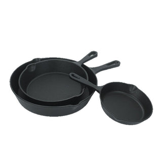 Sakerplus® Pre Seasoned Cast Iron Skillet Set