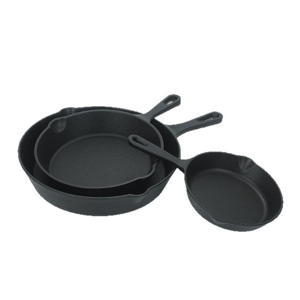 Sakerplus® Pre Seasoned Cast Iron Skillet Set