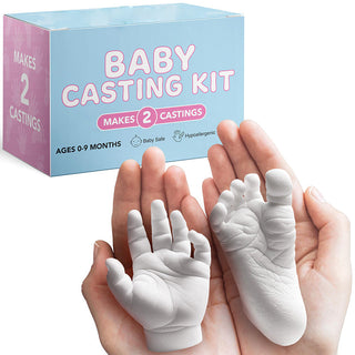 Sakerplus® Baby Footprint And Hand Casting Kit