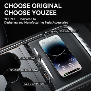 Sakerplus Tesla Model 3 Y USB Hub