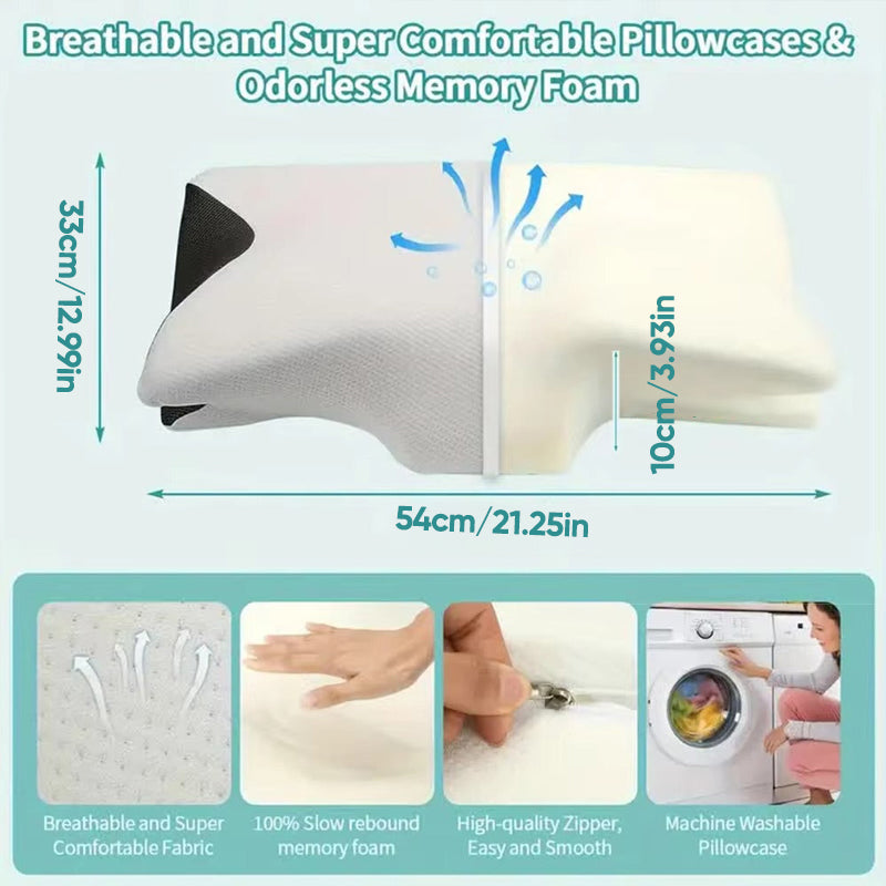 Sakerplus Memory Foam Cervical Pillow