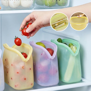 Sakerplus® Stand Up Silicone Food Storage Bag