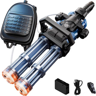 Sakerplus® Electric Gatling Double Barrel Water Gun