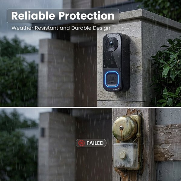 Sakerplus® Smart Video Doorbell With Indoor Display
