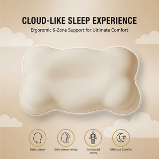 Sakerplus® Cloud Neck Support Memory Foam Pillow