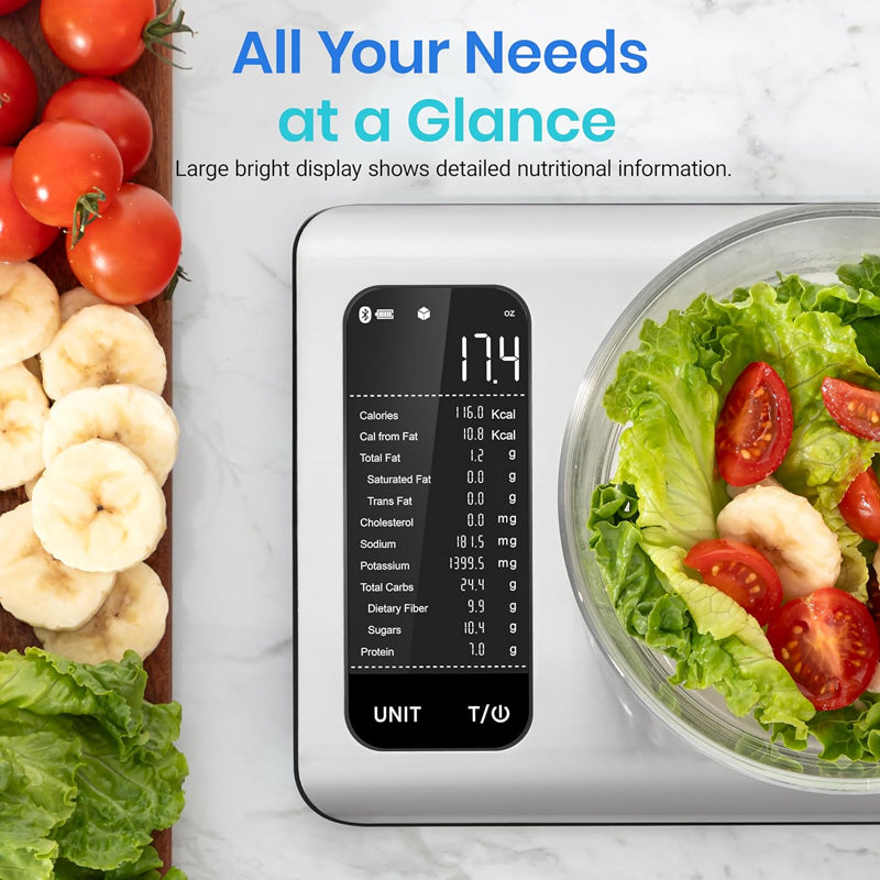 Sakerplus® Smart Nutrition Tracking Kitchen Scale