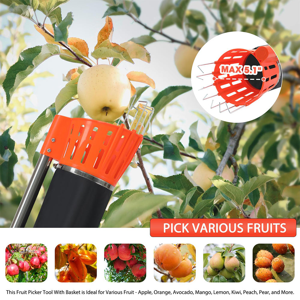 SAKER Fruit Picker Pole with Harvest Bag