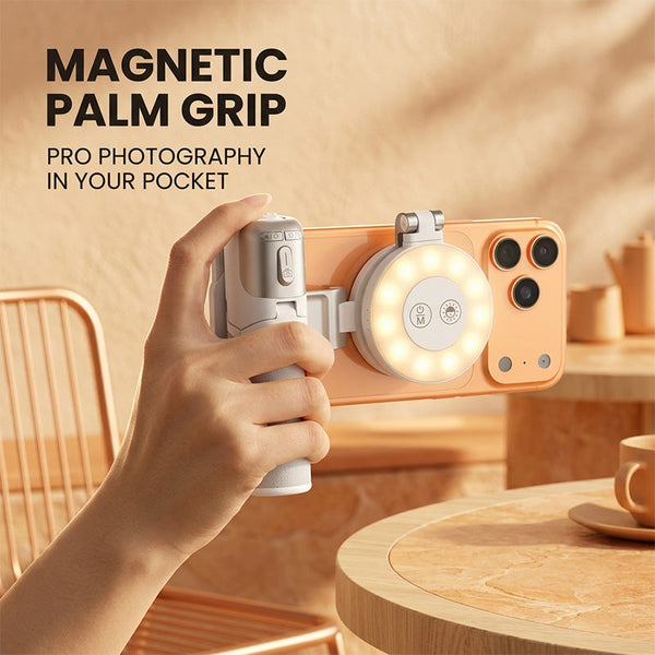 Sakerplus® Zoomable Magnetic Palm Grip Mini Selfie Stick