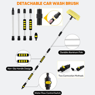 Sakerplus® Long Handle Water Flow Brush
