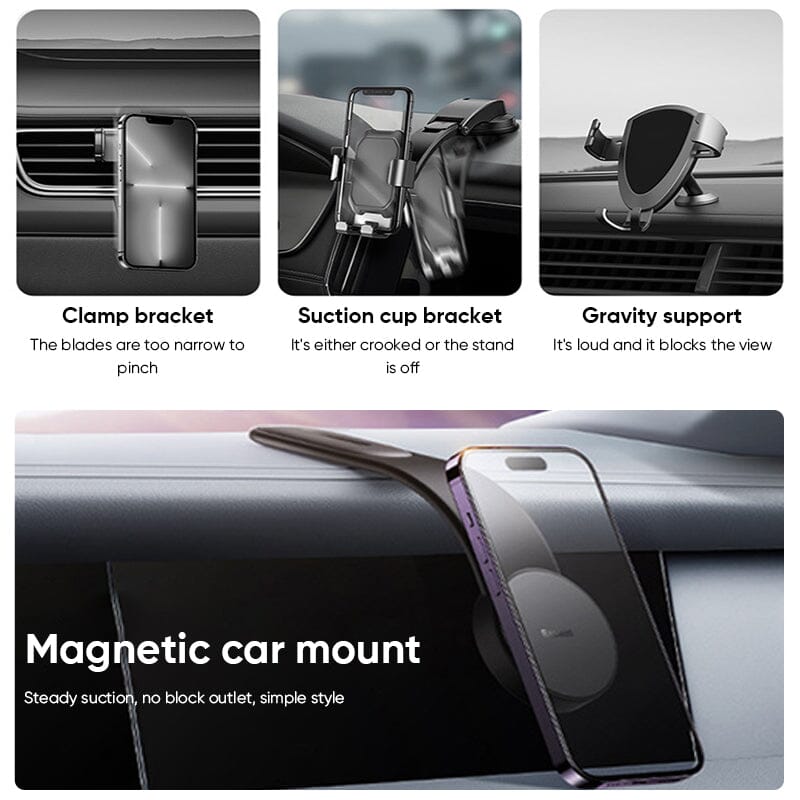 SAKER® Magnetic Phone Holder for Car