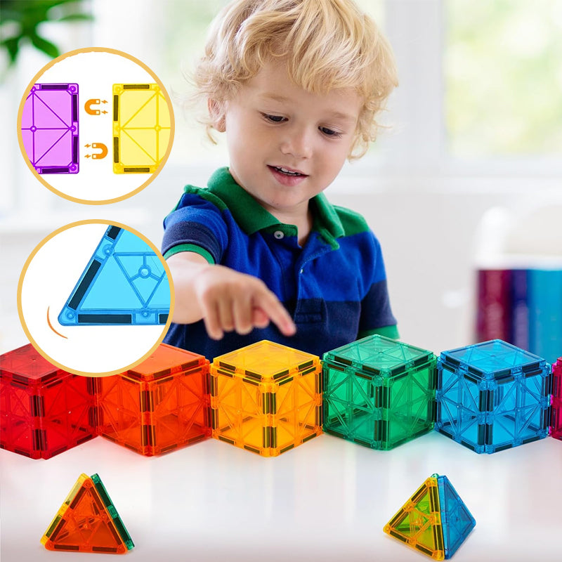 Sakerplus Magnetic 3D Building Blocks Set