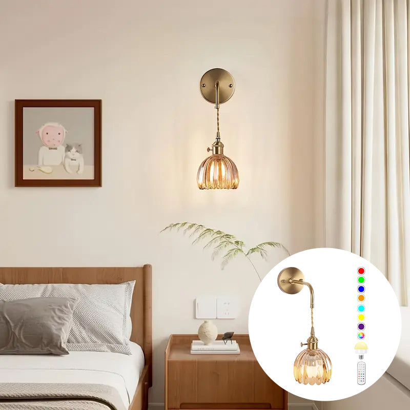 Sakerplus Battery-Powered RGB Wall Sconce Set