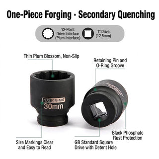 Sakerplus®  Heavy Duty 12-Point Impact Socket