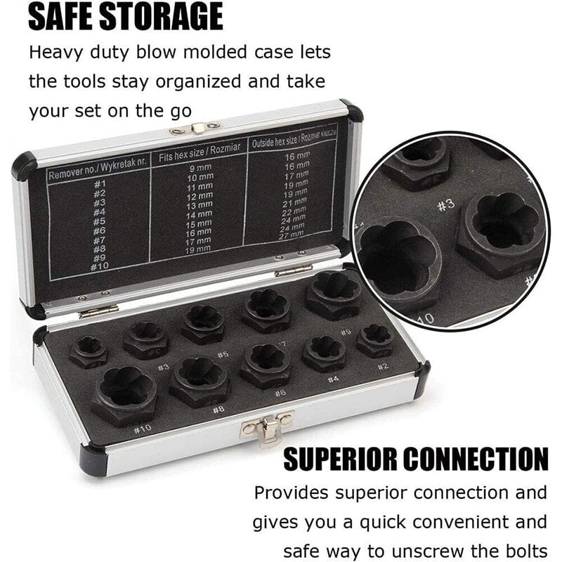 SAKER® Bolt and Nut Remover Set