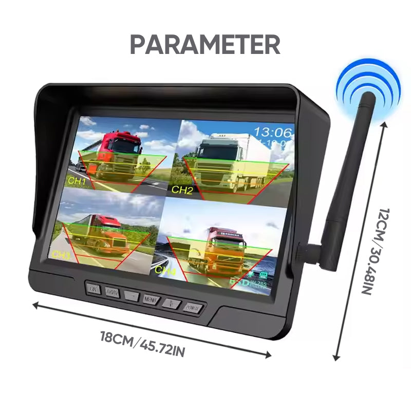 Sakerplus Solar Wireless Backup Camera