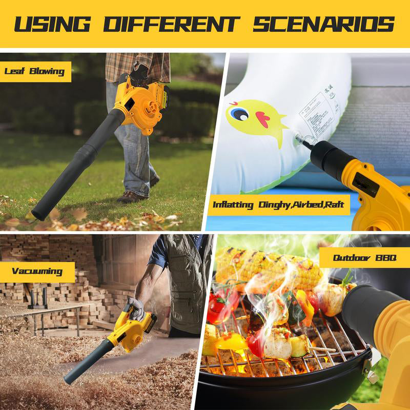 Sakerplus Cordless Jobsite Leaf Blower Vacuum