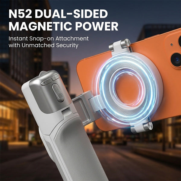 Sakerplus® Zoomable Magnetic Palm Grip Mini Selfie Stick