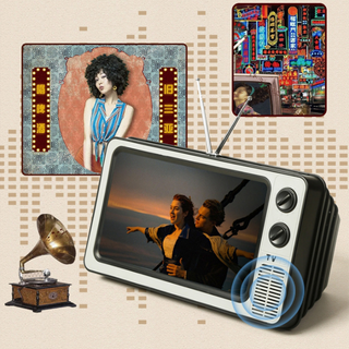 Sakerplus Retro TV Phone Screen Magnifier