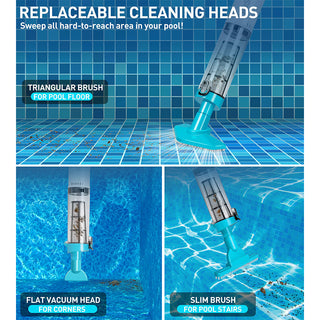 Sakerplus® Cordless Rechargeable Powerful Motor Swimming Pool Vacuum Cleaner - AU