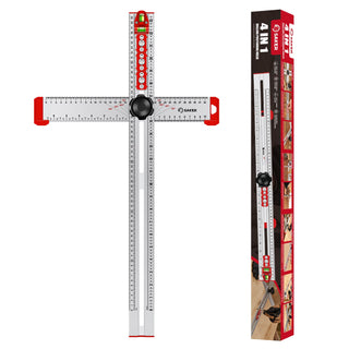 SAKER® 4 in 1 Drilling Positioning Ruler