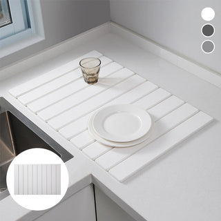 Sakerplus Collapsible Diatomaceous Dish Drying Mat