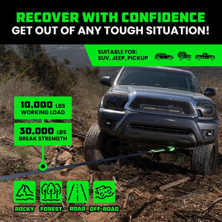 Sakerplus Heavy Duty Recovery Tow Strap