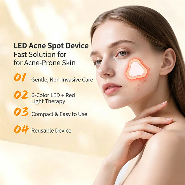 Sakerplus® Reusable LED Acne Light Therapy Patch