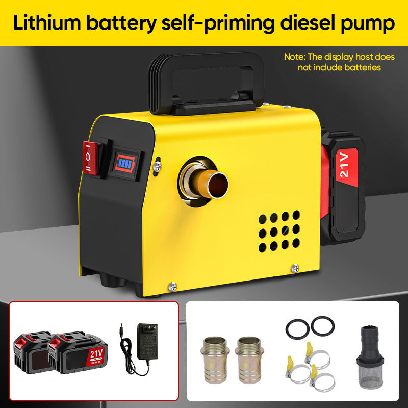 Sakerplus Fuel Transfer Pump Battery-Powered
