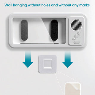 Sakerplus® Shower Phone Holder Speaker With Speaker