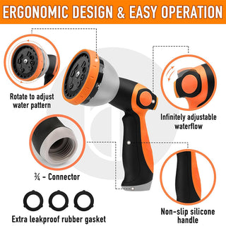 Sakerplus® Heavy Duty Garden Hose Nozzle