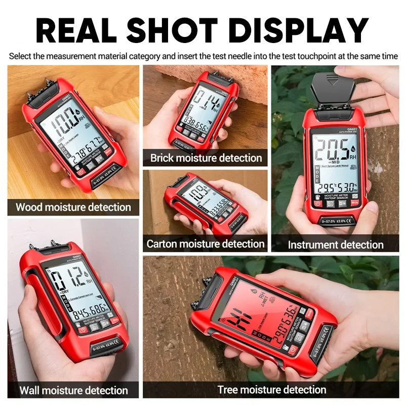 Sakerplus Rechargeable Pinless Moisture Detector