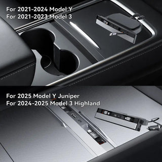 Sakerplus Tesla Model 3 Y USB Hub