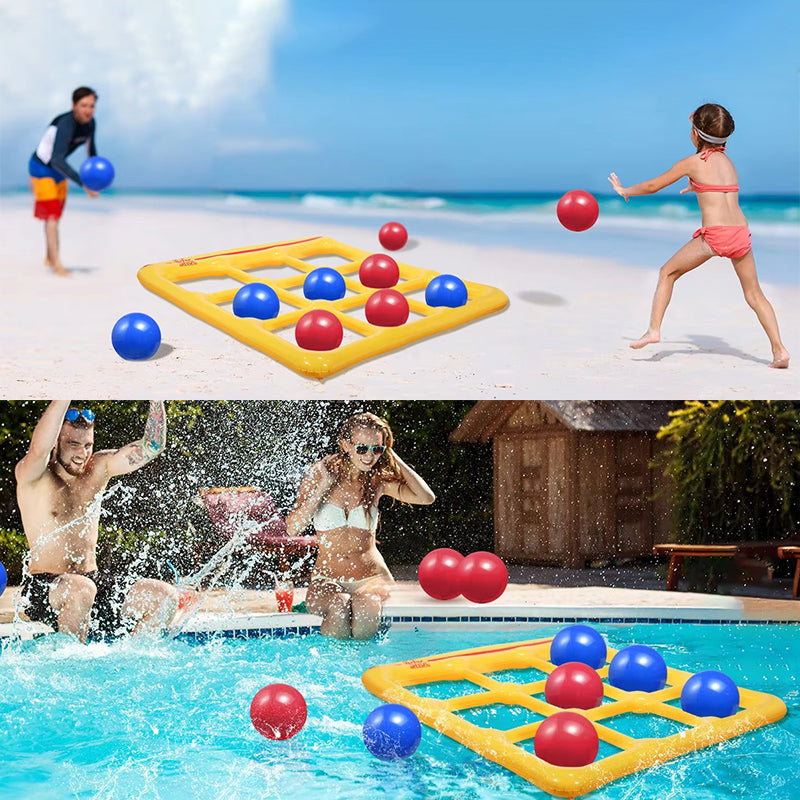 Sakerplus Inflatable Pool Game with Balls