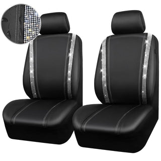 Sakerplus® Luxury Leather Bling Car Seat Covers