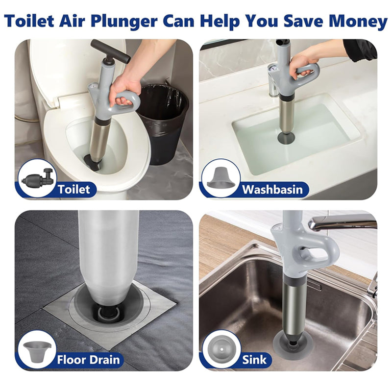 Sakerplus High Pressure Air Toilet Plunger