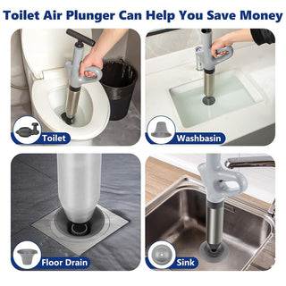 Sakerplus High Pressure Air Toilet Plunger